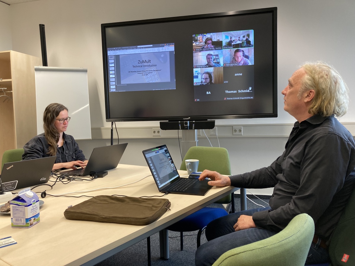 Workshop des Projekts Zentrum Assistive Technologien Rhein-Ruhr zu Korpusinfrastruktur und Datenmanagement