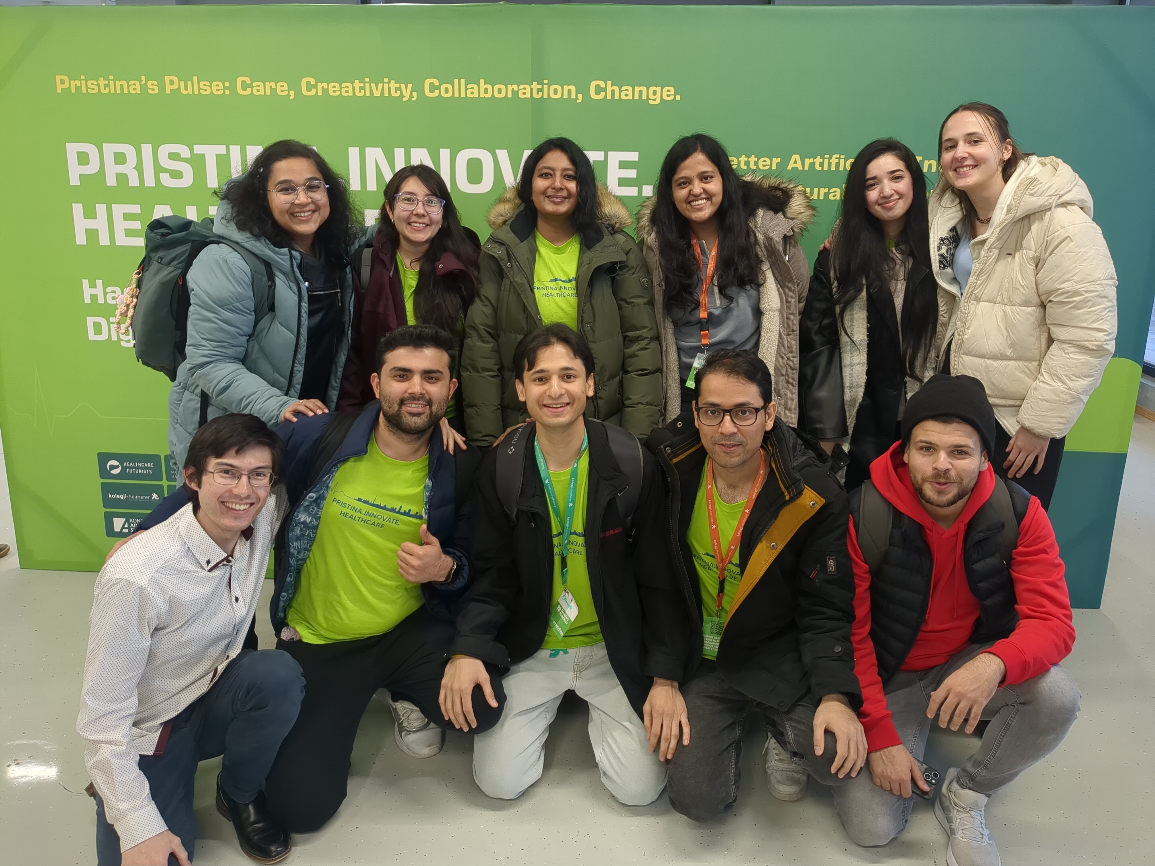 H-BRS-Studierende und Forschende beim Healthcare Hackathon in Pristina (12–17 April 2025)