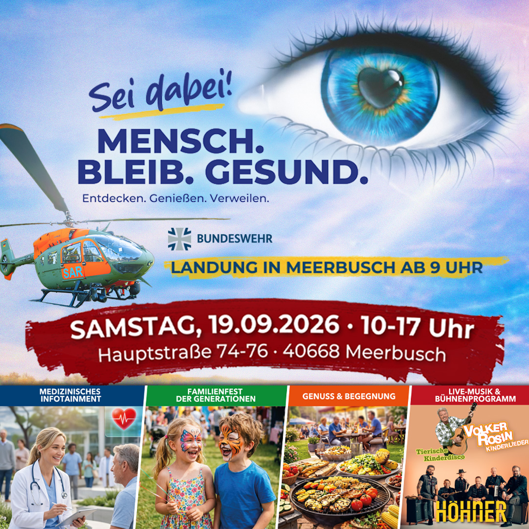 Das ZAT - Team nimmt am Gesundheitstag 2026 in Meerbusch teil.